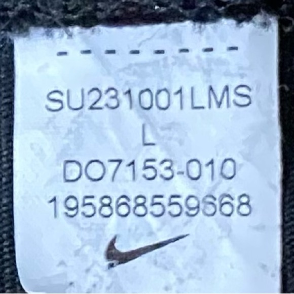 Nike Sportswear‎ Essential Girl’s Sz L Black Graphic Leggings - Picture 10 of 14